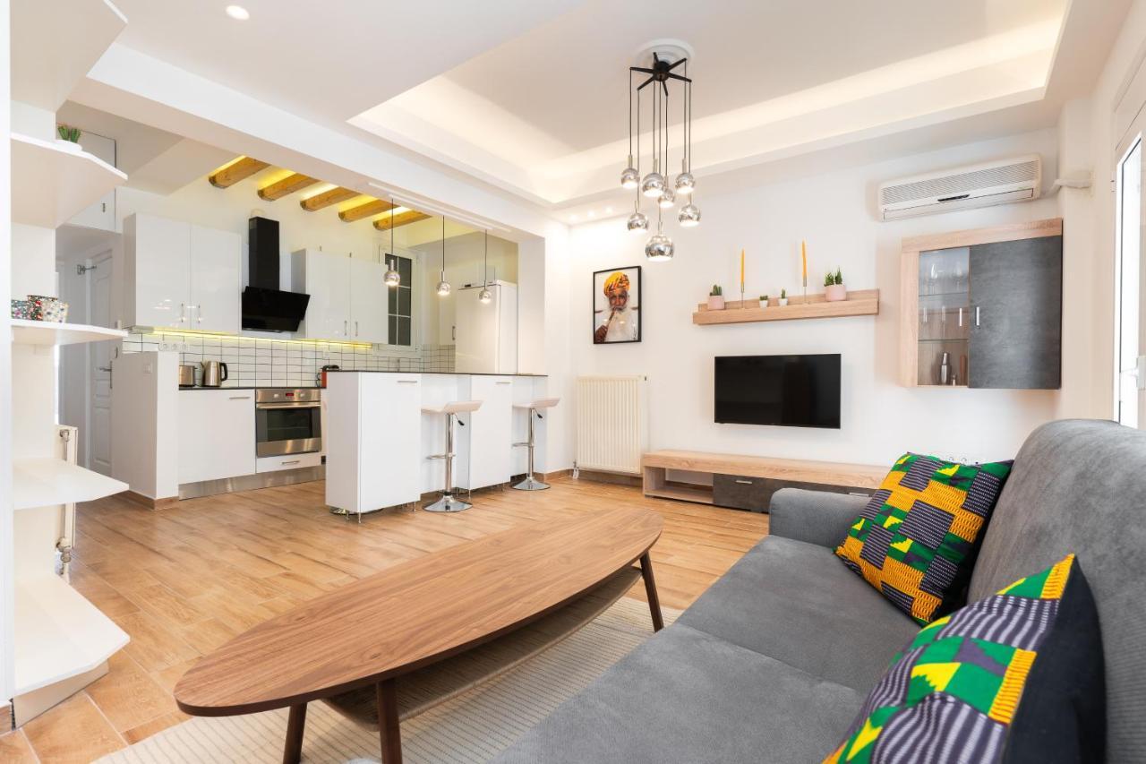 Modern Apartment, Short Walk To Acropolis Sites Athens Luaran gambar