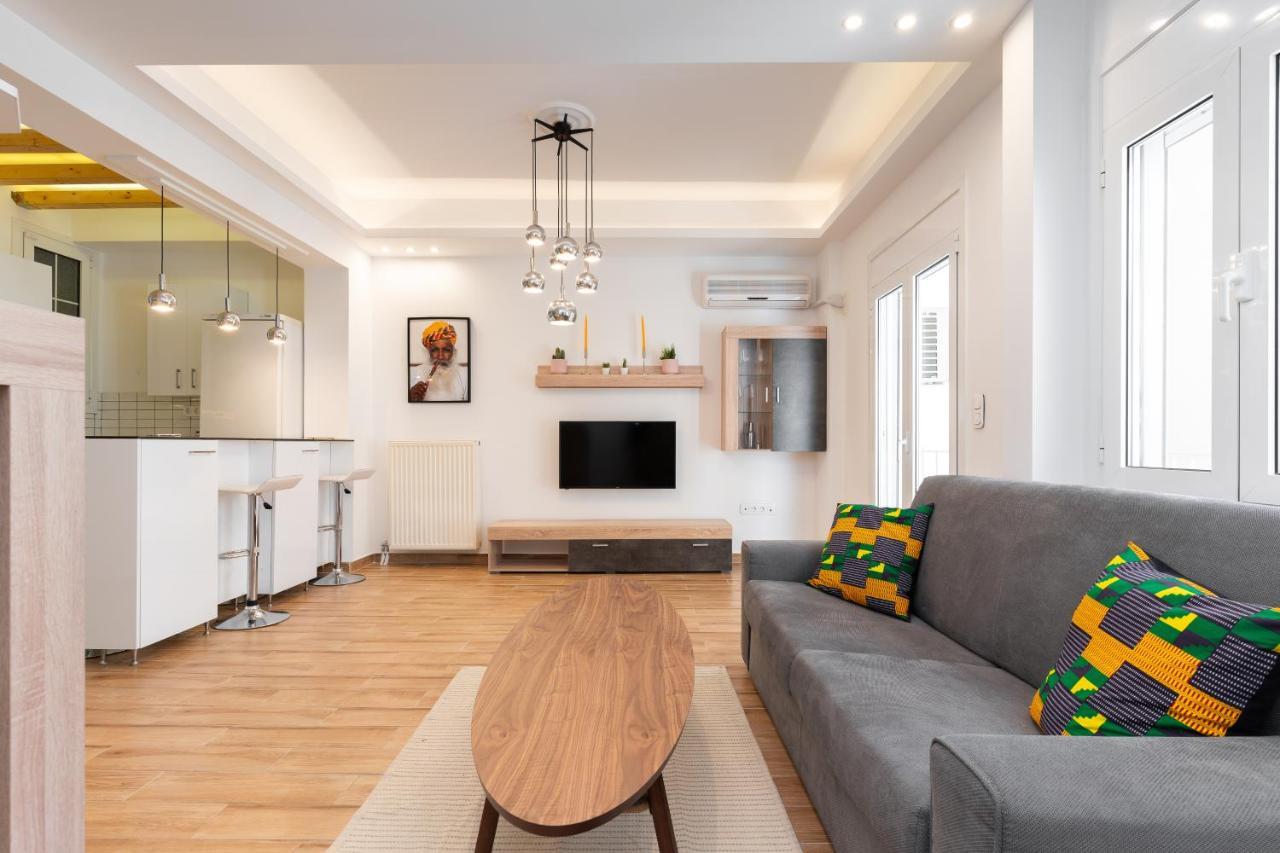 Modern Apartment, Short Walk To Acropolis Sites Athens Luaran gambar